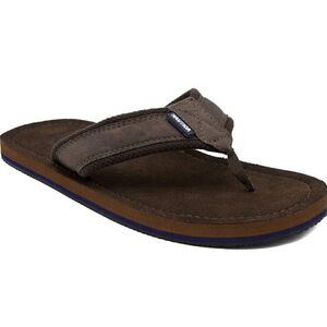 Nautica  Tayrona Flip Flop, Rustic Style Fabric Lined, Beach Sandal-Color Dark